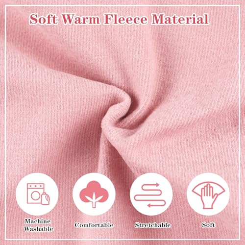 Yaopelky Dog Sweatshirt for Small Medium Dogs Warm Pet T Shirt Dog Clothes with Heart Print Cat Puppy Outfit Doggie Sweatshirts for TeddyChihuahua Schnauzer Pink Large - Image 3