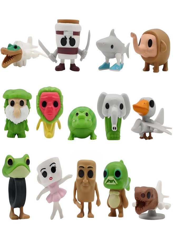 CartHome مجموعة كارت هوم المكونة من 14 قطعة من شخصيات ترالاليرو ترالالا، برينروت، تونغ تونغ تونغ ساهور، ألعاب شخصيات كرتونية للعب في المنزل والمكتب، متعة للأطفال وهدايا رائعة للمتحمسين - Image 1