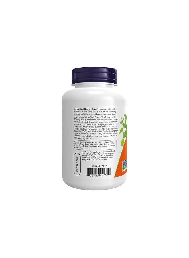now - Supplements Egcg Green Tea Extract 400 Mg Free Radical Scavenger* 180 Veg Capsules - Image 1