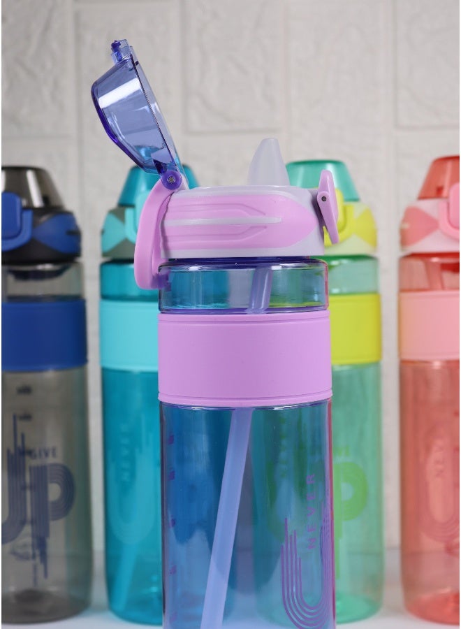 توشيونيكس زجاجة مياه شرب فاخرة سعة 900 مل - مصنوعة من مادة تريتان خالية من مادة BPA مع شفاطة بفتحة تهوية وغطاء قفل مانع للتسرب ومقبض وقبضة - مثالية للأطفال والكبار في صالة الألعاب الرياضية والمكتب والمدرسة والأنشطة الخارجية - زجاجة مياه سعة 30 أونصة - Image 3