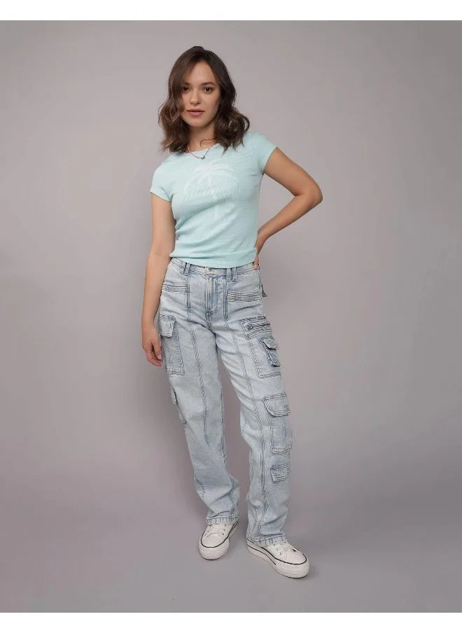 American Eagle High Waist Cargo Pants