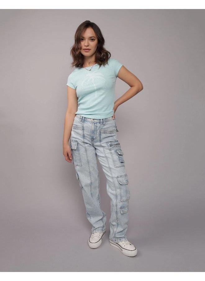 امريكان ايجل High Waist Cargo Pants  - Image 1