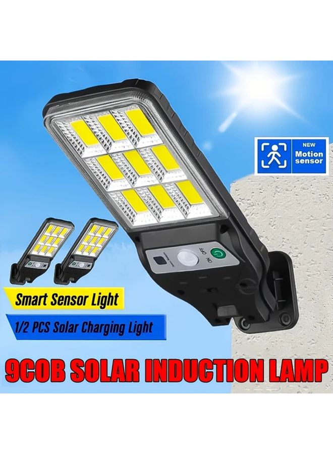 2pcs Solar LED Motion Sensor Lamp Outdoor Garden Wall Light - Image 3