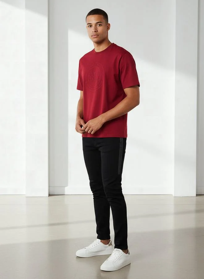 Kappa Kappa Men Logo Embroidered T-shirt