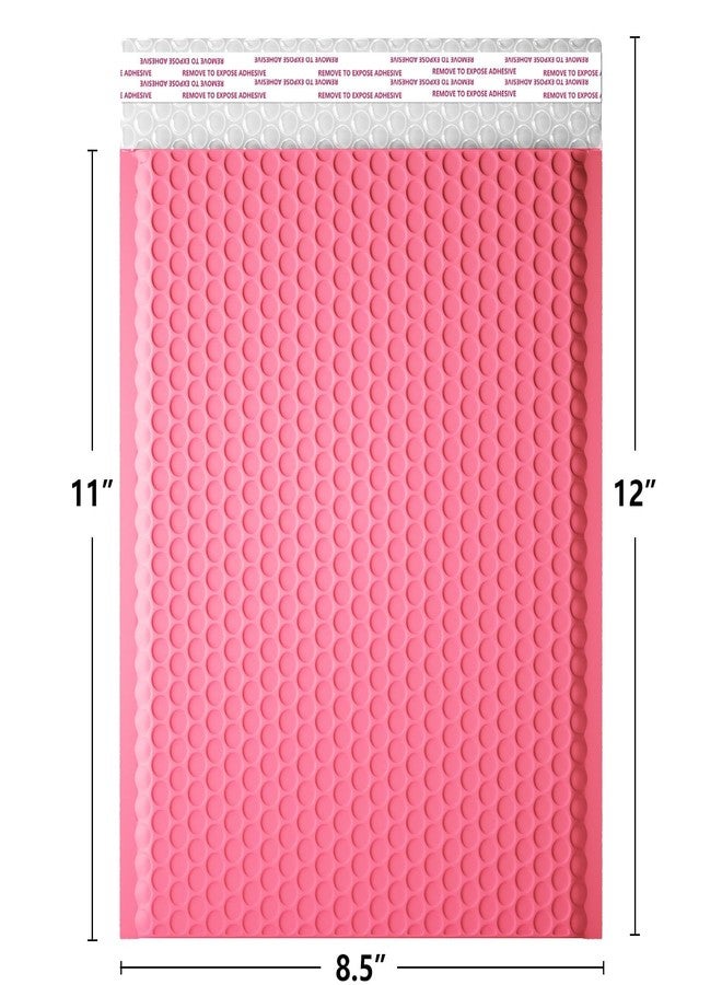 oceanite 8.5 x 12 Inch Bubble Mailers 40 Pack, Waterproof Self Seal Adhesive Shipping Bags, Cushioning Padded Envelopes for Shipping, Mailing - Pink - Image 2