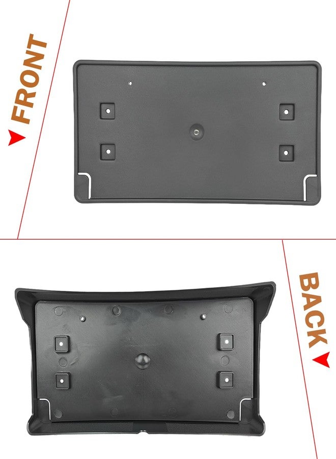 Wocch Front License Plate Frame Front Bumper License Plate Holder Mounting Bracket Cover for Jeep Wrangler JL JLU Gladiator JT 2018-2024 (for Plastic Bumper ONLY) Replace # 68293738AA - Image 4