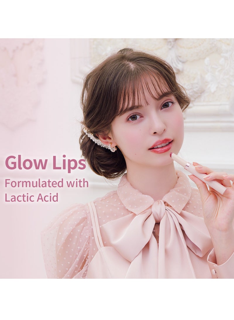 MilleFee MilleFée Glow Lips Luster Lipstick for Anti-Falling & Highly Moisturizing Sparkling Finish-02 Dramatic Berry - Image 3