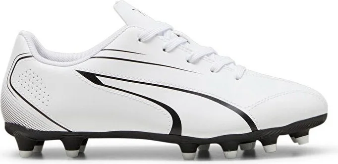 PUMA Vitoria Fg/ag Jr Kids Turf Football Cleats 10748606 White