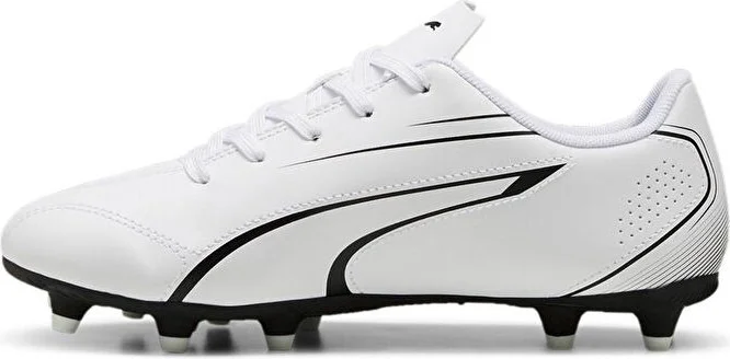 PUMA Vitoria Fg/ag Jr Kids Turf Football Cleats 10748606 White