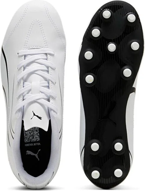PUMA Vitoria Fg/ag Jr Kids Turf Football Cleats 10748606 White