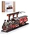 Wowood 3D Puzzles for Adults Steam Train Wooden Model Kits Building Set for Adults DIY Crafts Kits Hobby Creative Gift IdeasSteam Journey405PCS - Image 2