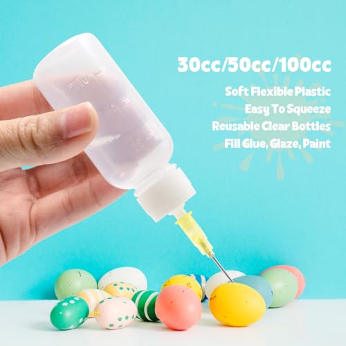 FJNATINH 30cc Needle Tip Glue Squeeze Bottle, Precision Tips Applicator Bottles, 5 Pack - Image 4