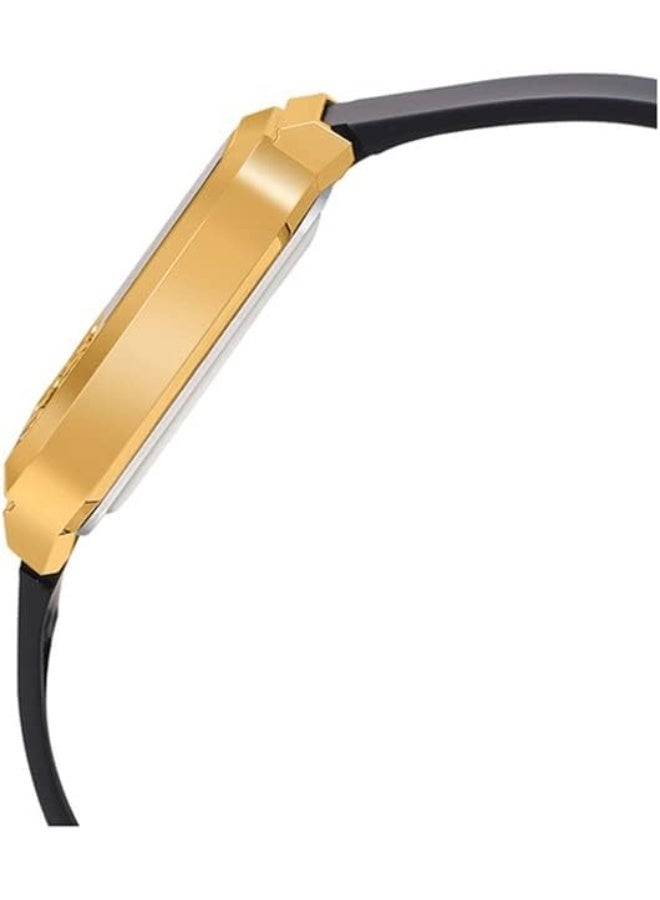 CASIO ساعة كاسيو للجنسين - A100WEFG-9ADF بقرص شفاف، حزام أسود - Image 2