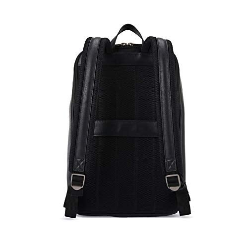 Samsonite Classic Leather Slim Backpack, Black, One Size - Image 2