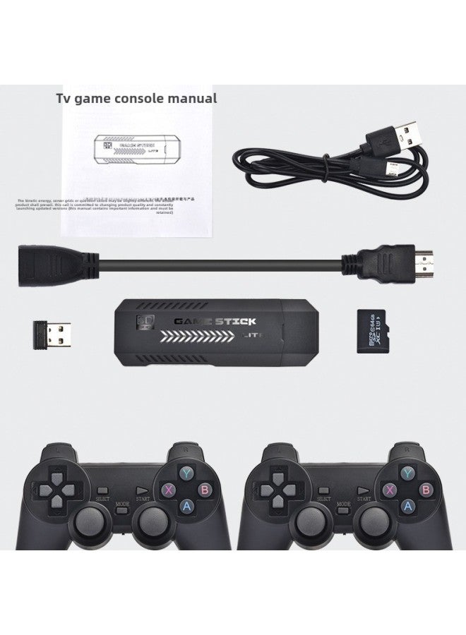 X2 Game TV Stick 2.4G Wireless Double Game HD 4K Arcade Rocker Game Stick-Color:32g Wireless Bluetooth Battery Handle  - Image 2