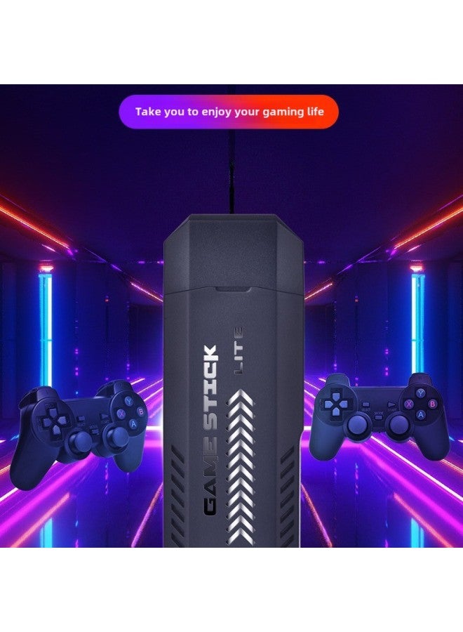 X2 Game TV Stick 2.4G Wireless Double Game HD 4K Arcade Rocker Game Stick-Color:32g Wireless Bluetooth Battery Handle  - Image 3