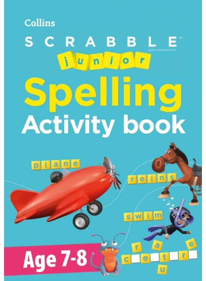 SCRABBLE (TM) Junior Spelling Activity Book Age 7-8: A Baby Record Journal with Attitude