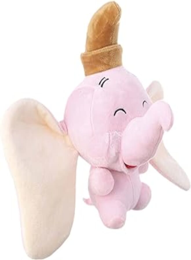 Elephant Shaped Stuffed Doll for Kids, Rose - 105-3