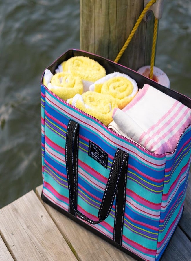 SCOUT Original Deano Tote Large - Durable Lightweight Open Top Beach, Pool & Lake Bag, Inside Zip Pocket, Folds Flat - Image 3