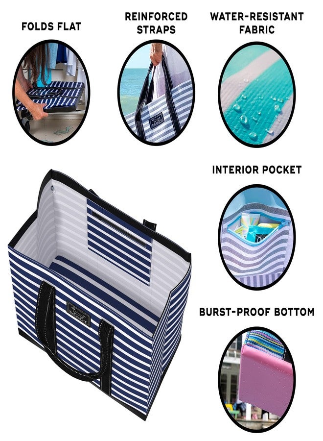 SCOUT Original Deano Tote Large - Durable Lightweight Open Top Beach, Pool & Lake Bag, Inside Zip Pocket, Folds Flat - Image 4
