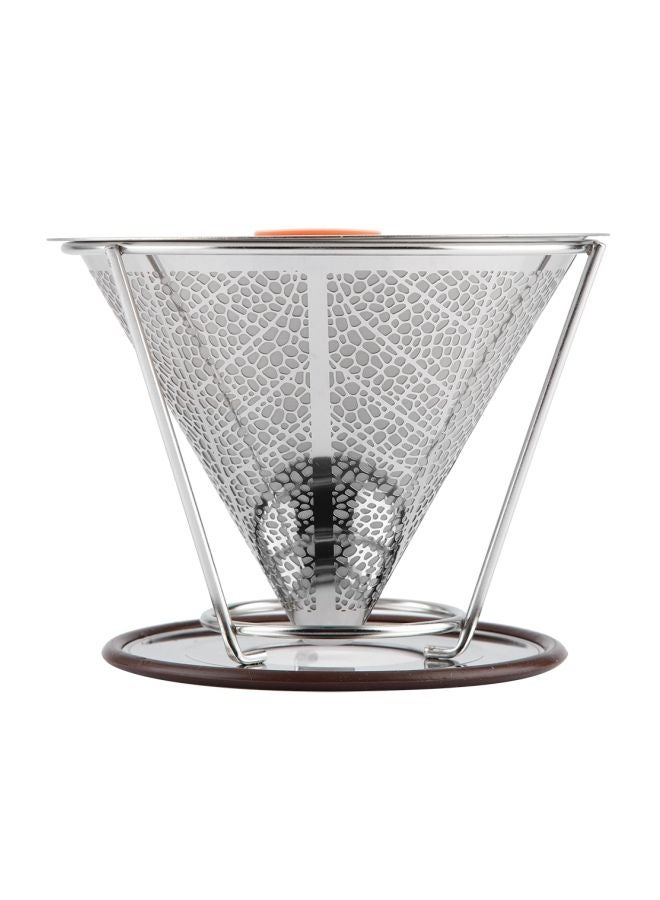 إسكدنيا فلتر القهوة القابل لإعادة الاستخدام فضي 125x105x9مم - Image 5