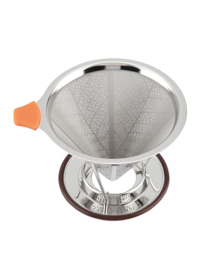 إسكدنيا فلتر القهوة القابل لإعادة الاستخدام فضي 125x105x9مم - Image 4