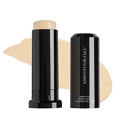 KRISTOFER BUCKLE Triplicity Perfecting Foundation Stick 04 oz Primes Skin Provides Buildable Coverage Has A Soft Focus Effect Fair Warm - Image 5