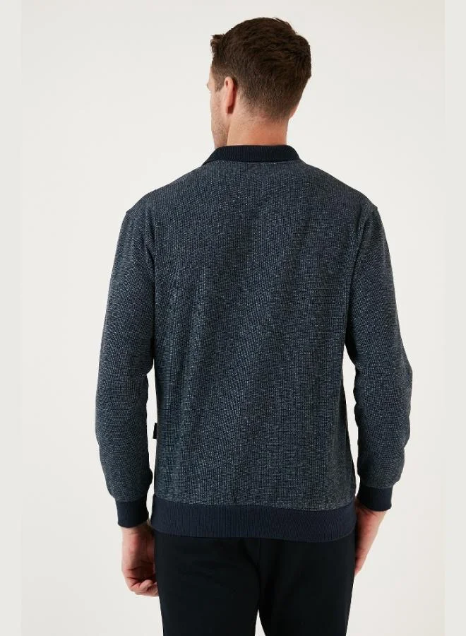 Buratti  Buratti Cotton Regular Fit Buttoned Polo Neck Sweater Men's SWEATER 456211 for Men | Best Price UAE