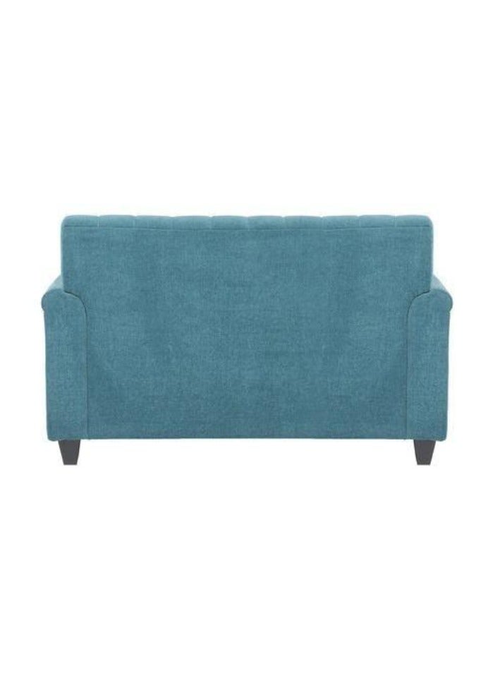 Wooden Twist Wooden Twist Contemporary Style 2 Seater Modern Sofa Set ( Blue )  - Image 5