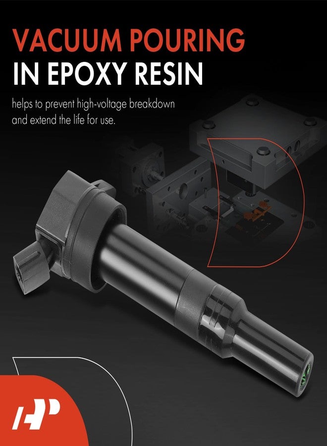 A-Premium Ignition Coil Pack Compatible with Hyundai Elantra 2011-2016, Tucson 2014-2020 & Kia Forte 2014-2016, Soul 2012-2019, L4 1.8L 2.0L, Replace# 27300-2E000 - Image 3