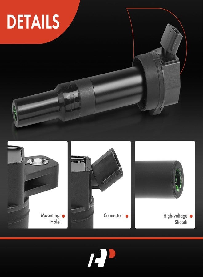 A-Premium Ignition Coil Pack Compatible with Hyundai Elantra 2011-2016, Tucson 2014-2020 & Kia Forte 2014-2016, Soul 2012-2019, L4 1.8L 2.0L, Replace# 27300-2E000 - Image 5