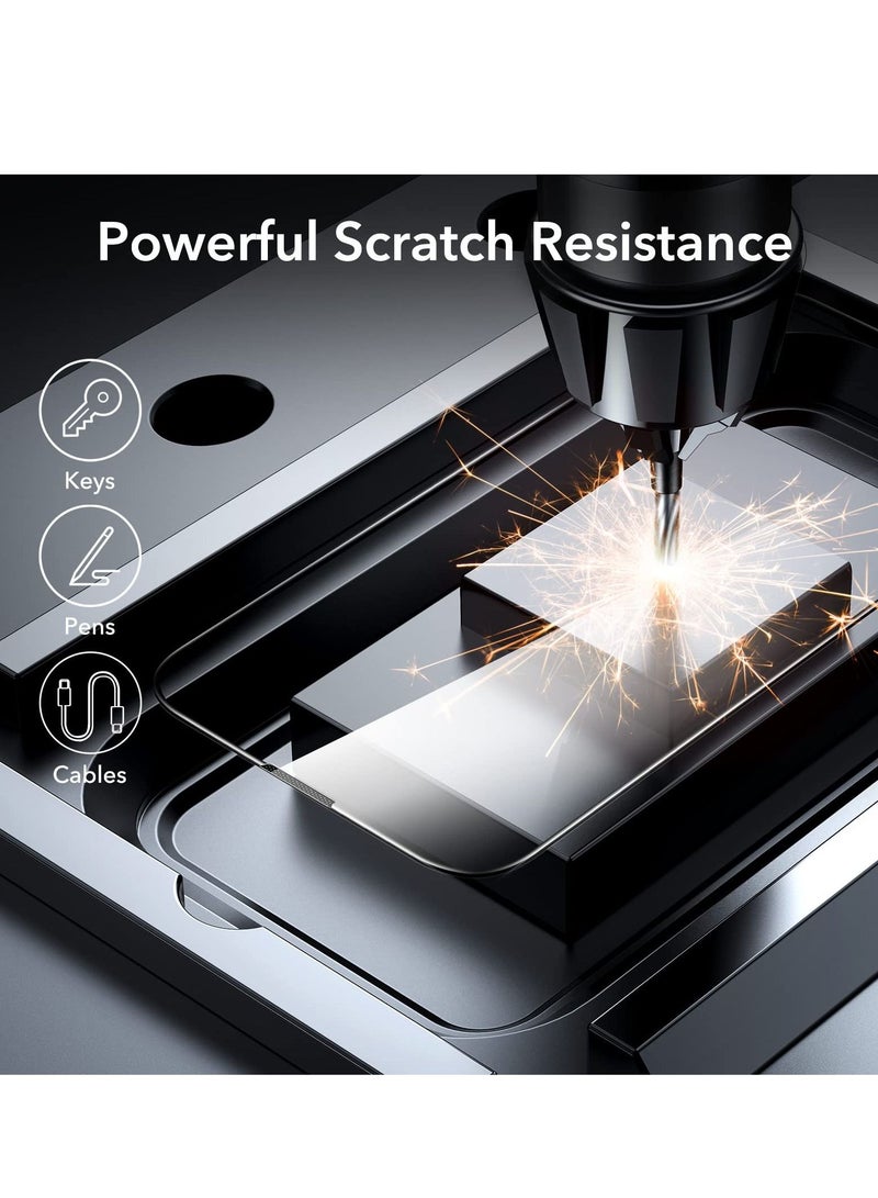 BORTONY Pack of 2 iPhone 14/13/13 Pro 9H Hardness Tempered Glass Screen Protector Bubble Free Ultra HD Case Friendly Full Coverage For Apple iPhone 14/13/13 Pro 6.1" - Image 4