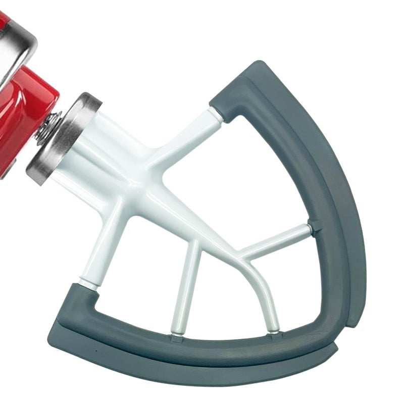 Mttobo Flex Edge Beater for KitchenAid 4.5/5 QT Tilt Head Stand Mixer Kitchen Aid Mixer Accessory,With Silicone Edges For Kitchen Aid Accessories and Attachments - Image 1
