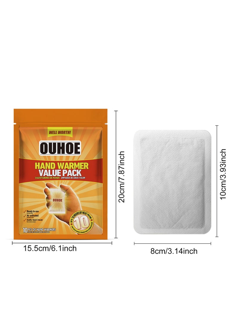OUHOE Hand Warmer 10 Pcs  Pack for Skiing,Camping,Hiking,or Fishing - Image 2