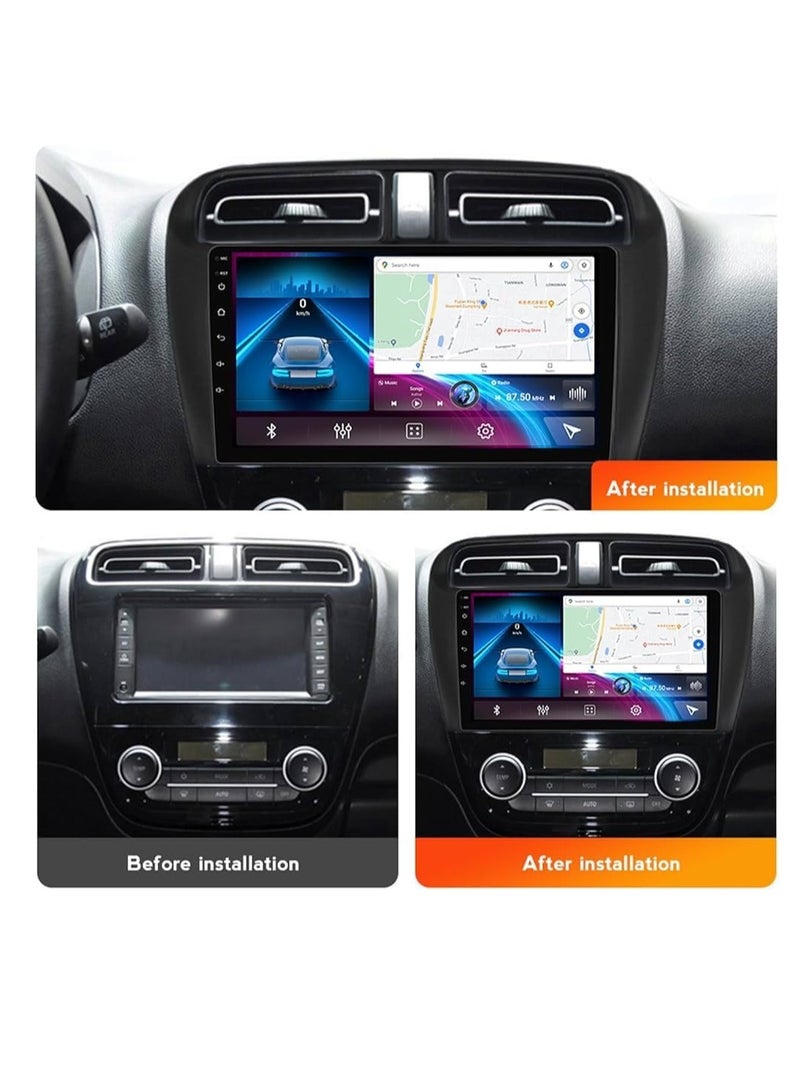 AVT Android Car Stereo for Mitsubishi Mirage 2012 To 2022 2GB RAM 32GB ROM 9 Inch Support Apple Carplay, MirrorLink WiFi BT, IPS Touch Screen with AHD Camera Included - Image 2