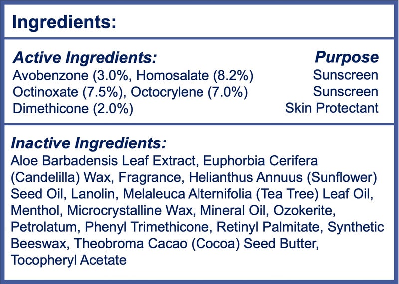 Dermatone Lips and Face Stick Stocking Stuffer | Advanced Skin Protection | SPF30, Moisturizing | Sooth & Replenish | Big Spot Stick 0.5oz - Image 4