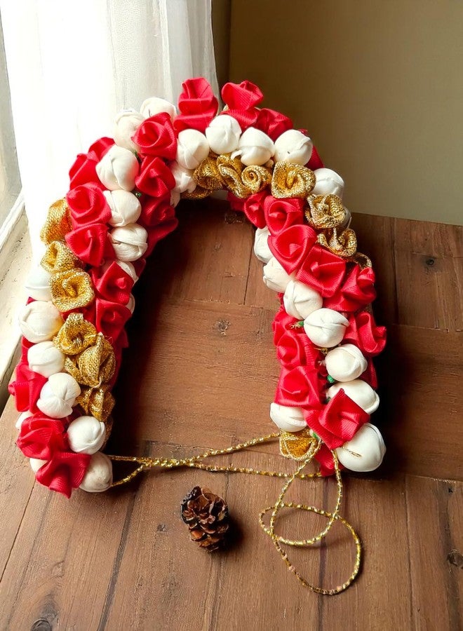 Chanderkash1PC Artificial Mogra Gajra for Hair Bun - Traditional Jasmine Gajra Scrunchie - Elegant Floral Hair Accessory for Women & Girls - Image 3