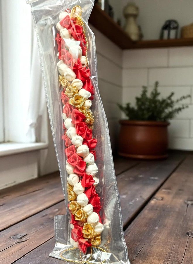 Chanderkash1PC Artificial Mogra Gajra for Hair Bun - Traditional Jasmine Gajra Scrunchie - Elegant Floral Hair Accessory for Women & Girls - Image 2