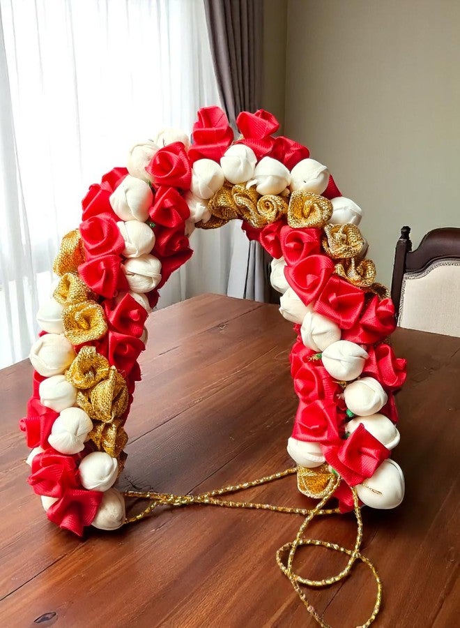 Chanderkash1PC Artificial Mogra Gajra for Hair Bun - Traditional Jasmine Gajra Scrunchie - Elegant Floral Hair Accessory for Women & Girls - Image 5