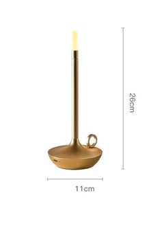 Sharpdo Bedroom Atmosphere LED Retro Candle Table Lamp, Single Color Warm Light, Type-C Rechargeable  - Image 2