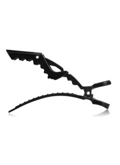 Maahal Maahal™ 12Pcs Pinup Hair Clips - Salon Crocodile Hair Styling Clips Set with Wide Teeth for Extra Durable Grip, Black  - Image 3