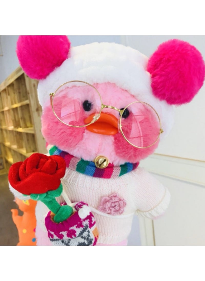 Cutie Cute Kawaii Plush Soft Duck Doll Korean Netred Supports Hyaluronic Acid Small Duck Doll Children's Toy For Birthday Gift 30cm  - Image 1
