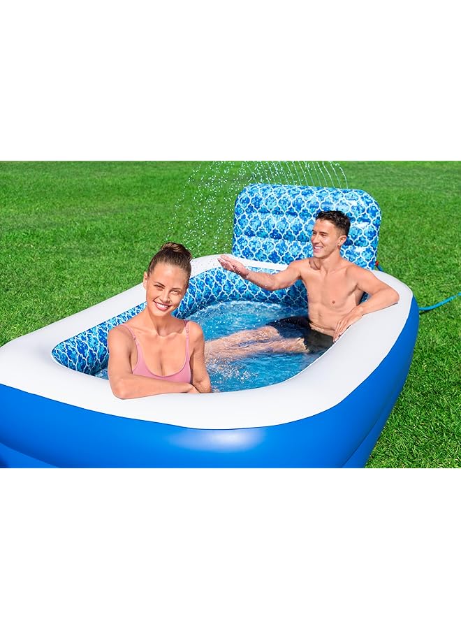 Bestway Family Pool Waterfall Oasis With Water Sprinkler 229 X 152 X 96 Cm - Image 4