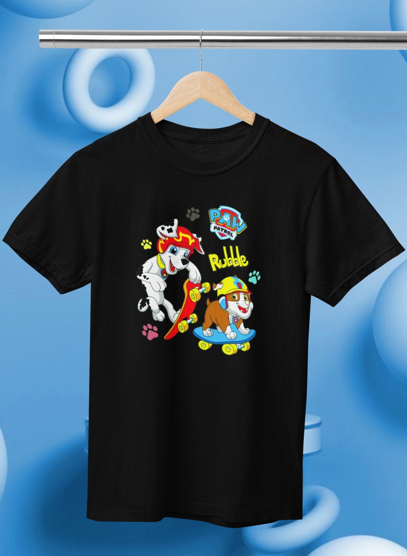 ZOOM Paw Patrol Rubble T-shirt Design For Comfort