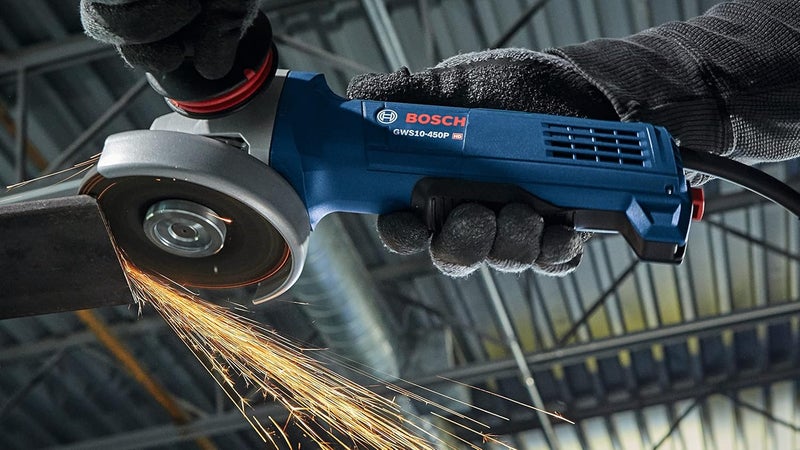 BOSCH GWS10-450P 4-1/2 In. Ergonomic Angle Grinder with Paddle Switch - Image 5