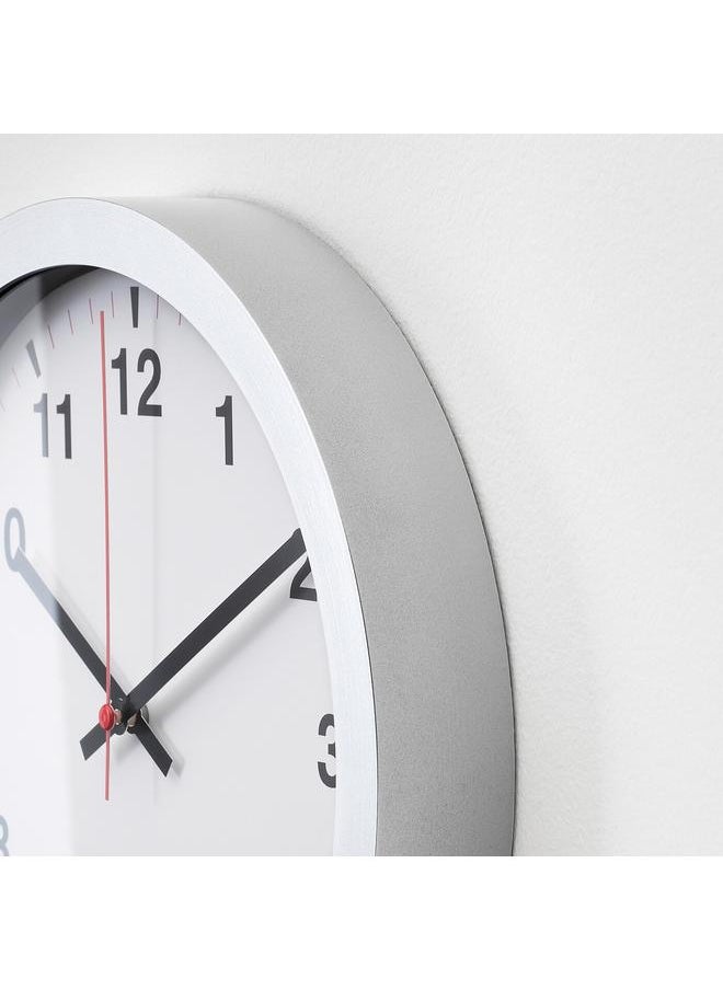 Generic - Wall clock, silver-colour, 28 cm - Image 1