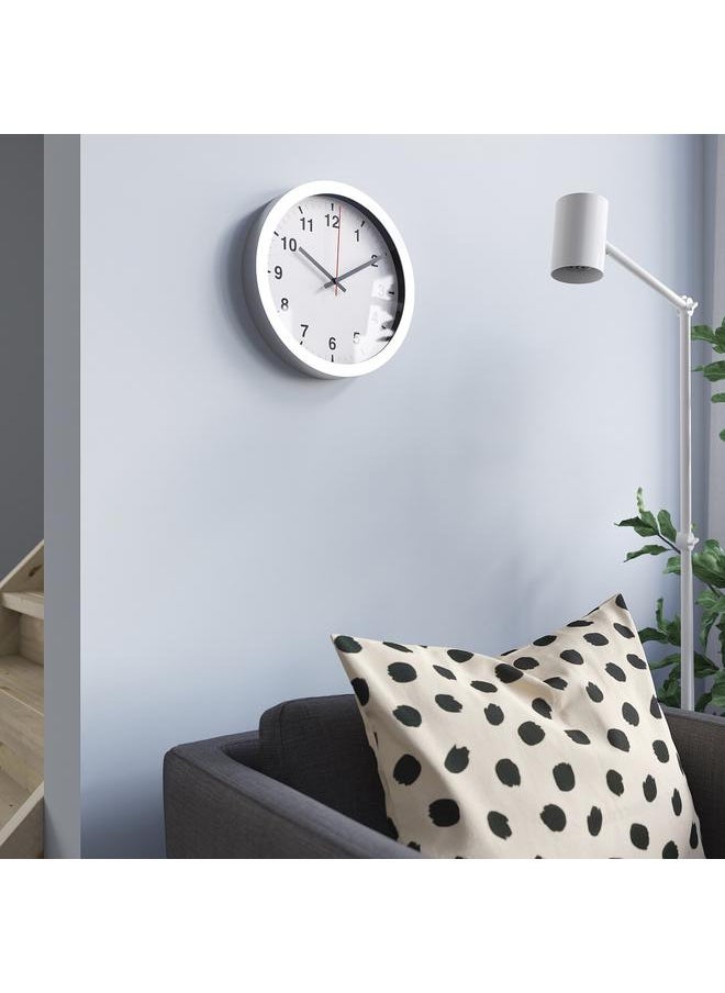 Generic - Wall clock, silver-colour, 28 cm - Image 1