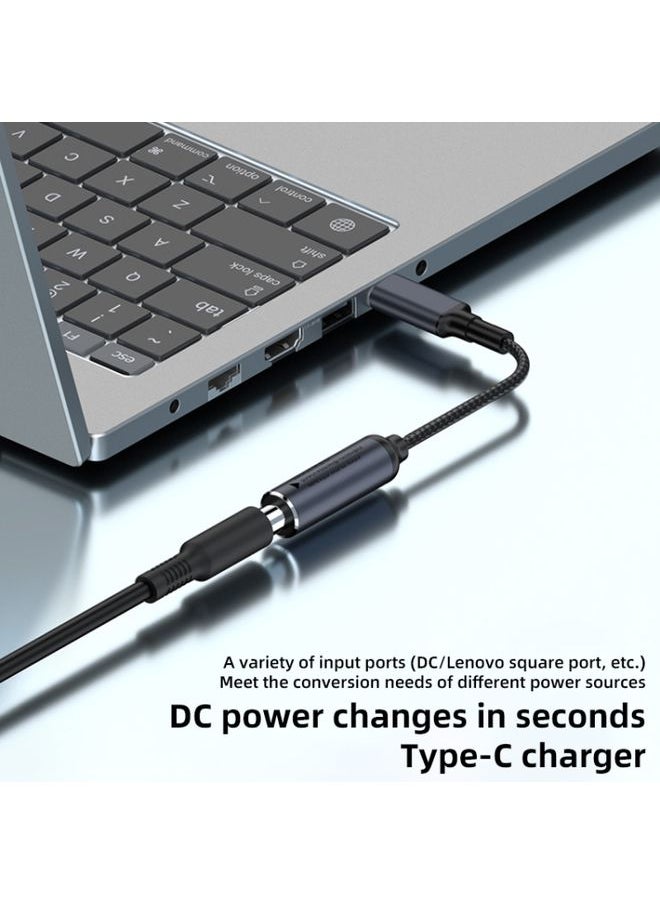 BURAQ DC 5.5 x 1.0mm to USB-C / Type-C Male 100W Computer Charging Adapter Connector  - Image 3
