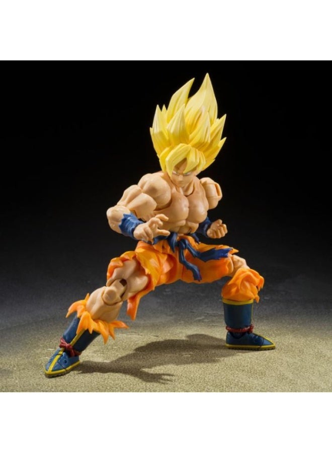 BANDAI TAMASHII SHF SUPER SAIYAN SON GOKU LEGENDARY SUPER SAIYAN [BS] Statue - Image 4