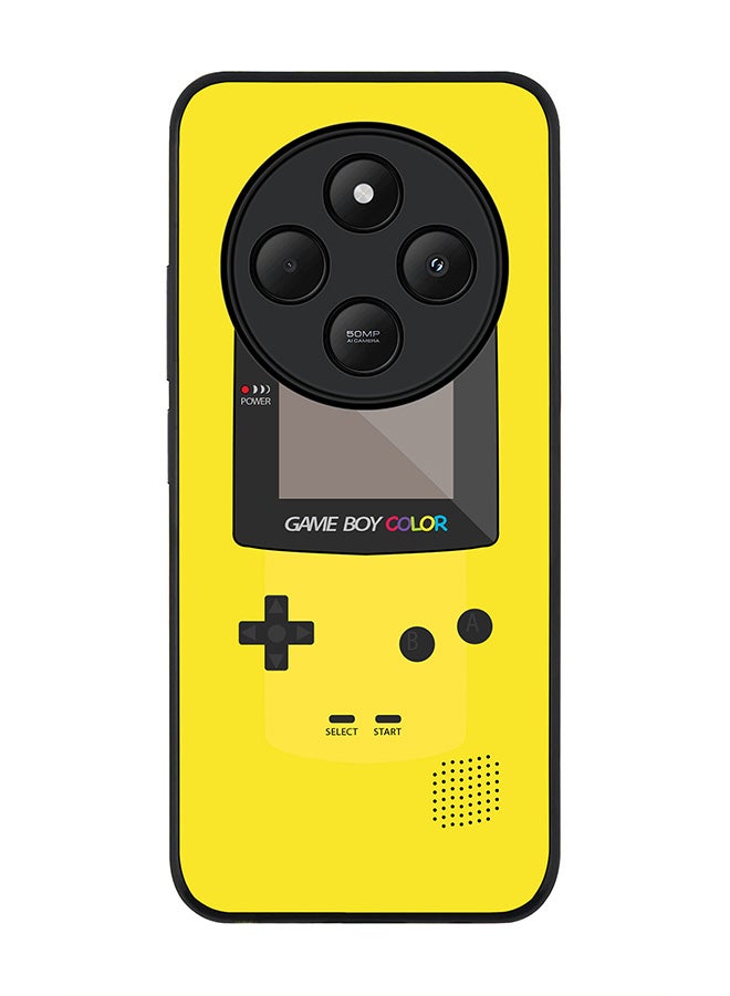 Stylizedd For Xiaomi Redmi 14C / 14R Case,Slim fit Camera Protection, Shockproof Thin Phone cover - Gameboy Color - Yellow - Image 1
